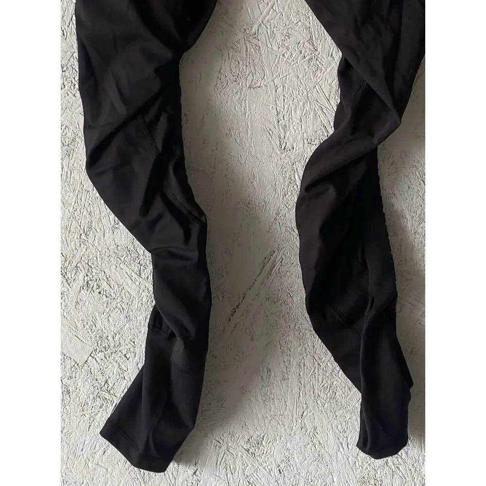 Sweetflexx Resistance Leggings W/ Pockets Womens 8 Black Workout ActiveWear NWOT